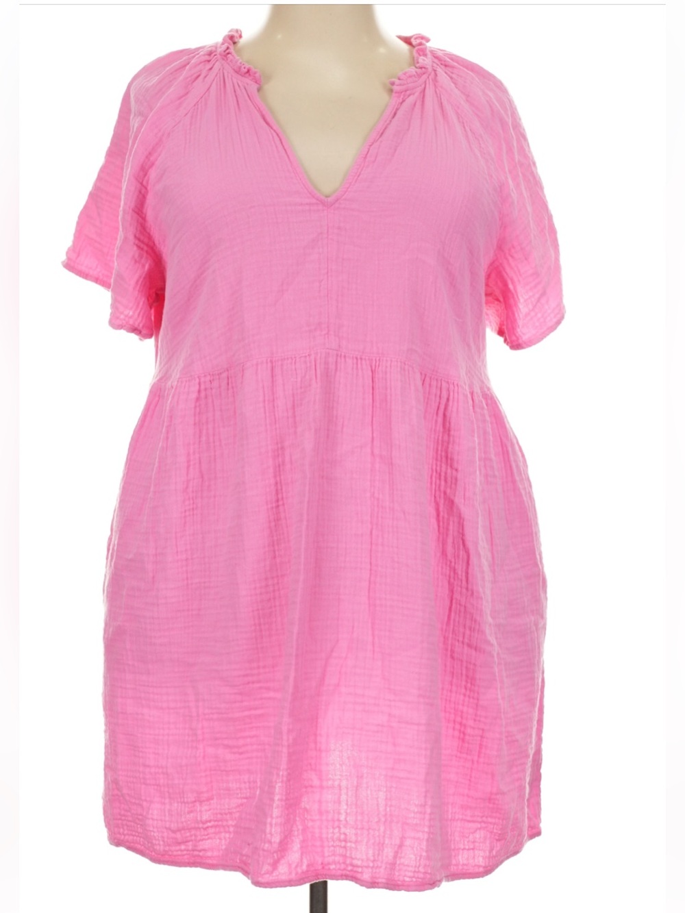 New with tags Old Navy Short sleeve Swing Pink Demi dress sz 2X